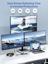 Dockteck 12 in 1 USB C Hub Adapter with 2 HDMI 4K,USB C Docking Station - Dockteck